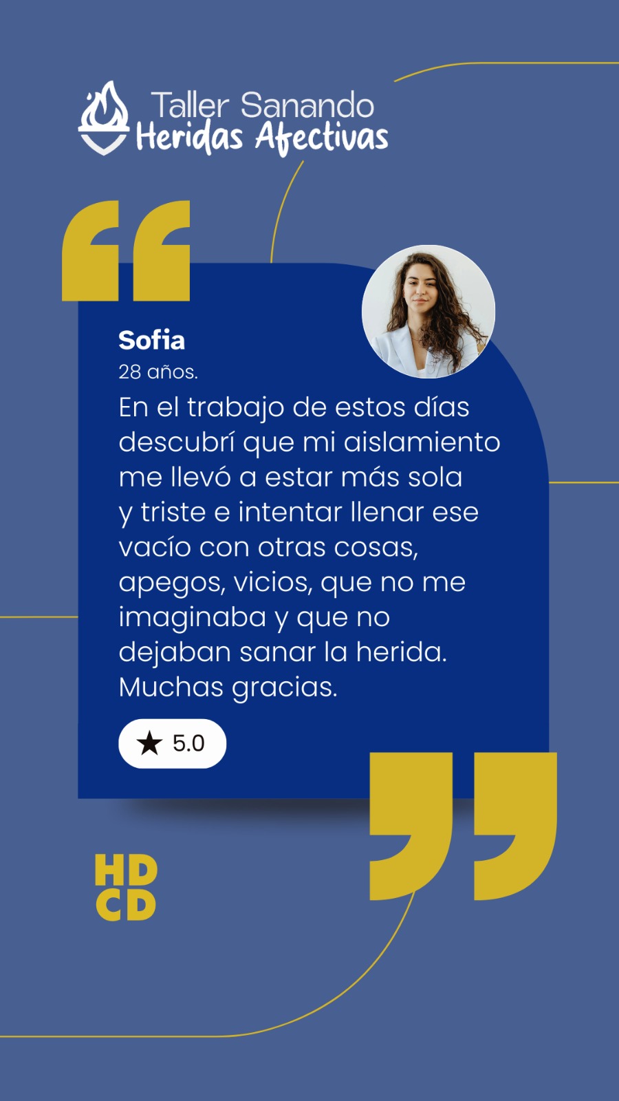 Testimonio asistente 3